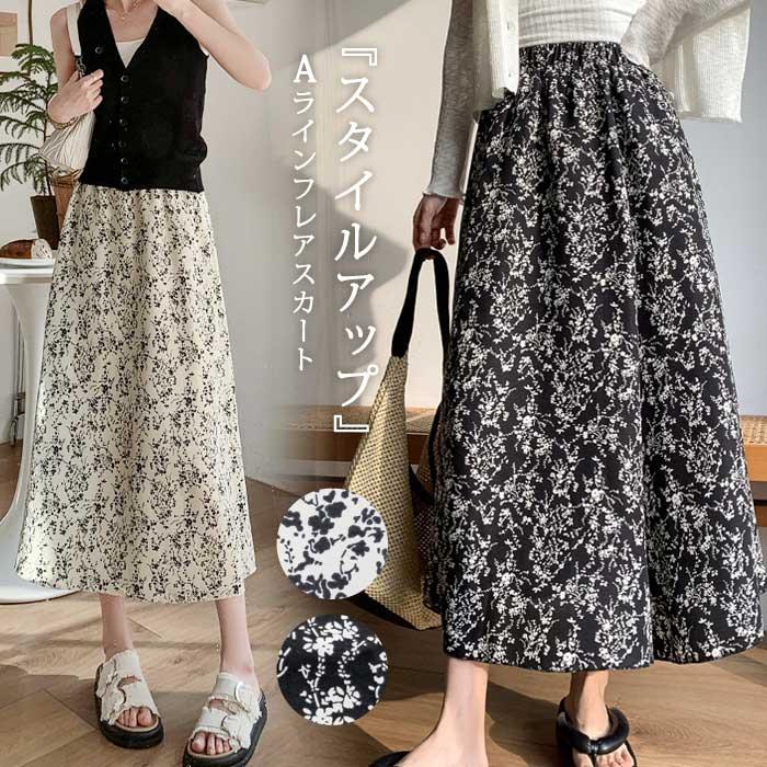 KOEISTORE（コウエイストア） 花柄 スカート レディース 秋 冬 秋冬 黒