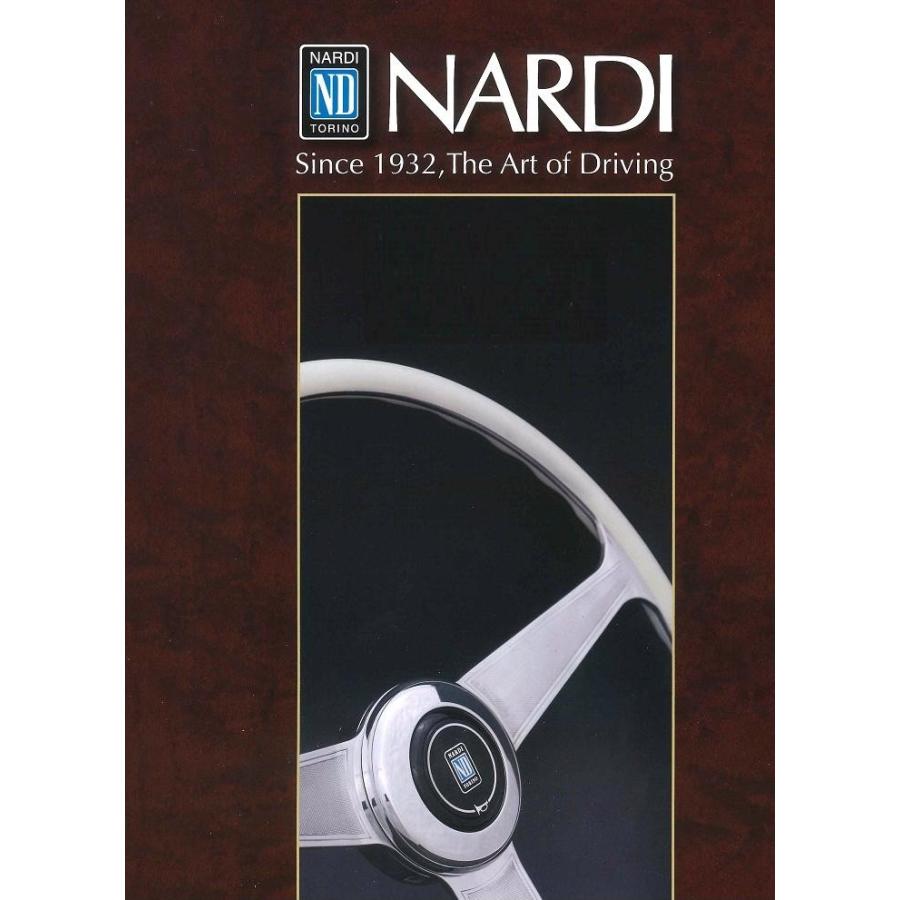 NARDI ナルディ N341 BKレザー&BKスポーク グレーステッチ