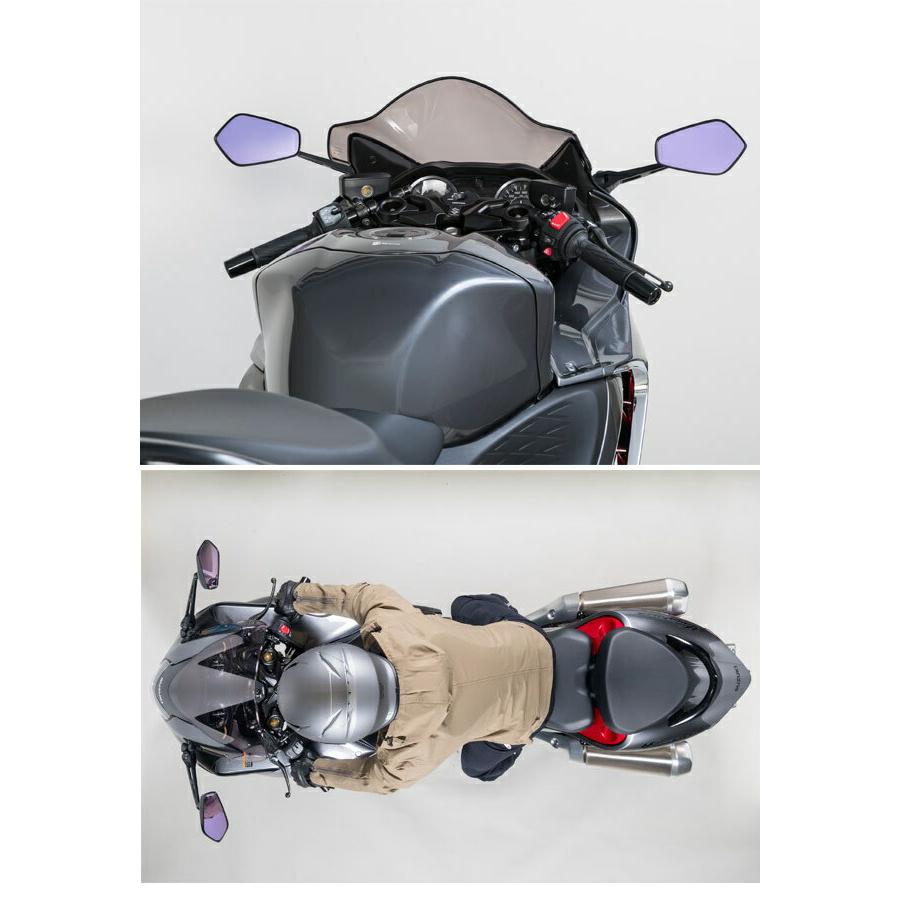 NC-001 カウリングミラー 11 レイセイブ鏡 ブラック 左右共通