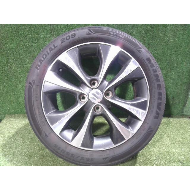 ワゴンR スズキ MH34S 純正 15インチ 15×4.5J アルミホイール 1本 165