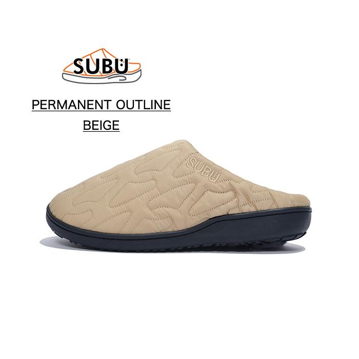 SUBU（スブ） 冬用 サンダルSUBU PERMANENT OUTLINE -BEIGE 全1色