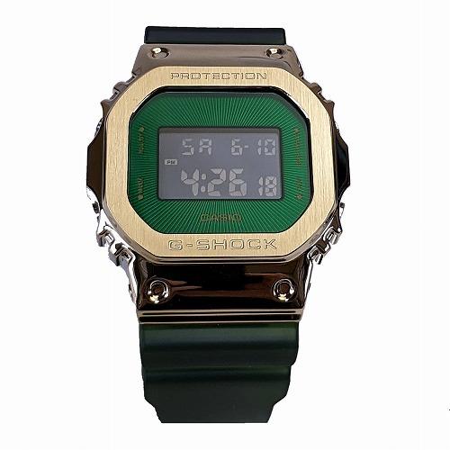 G-SHOCK ゴールドXグリーン GM-5600CL-3JF デジタル腕時計 メンズ