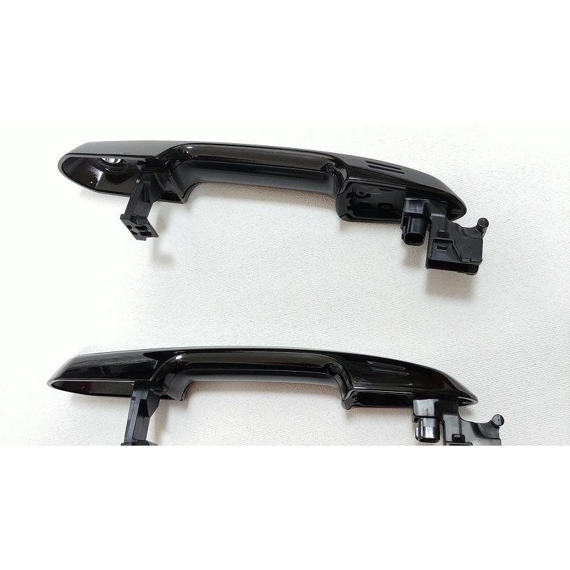 GUN125 ハイラックス アウター ドアハンドル ピアノブラック 純正交換