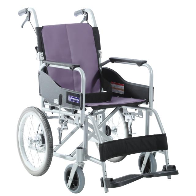 カワムラサイクル 介助用車いす(中床) ノーパンクタイヤ仕様 SY16-40SB