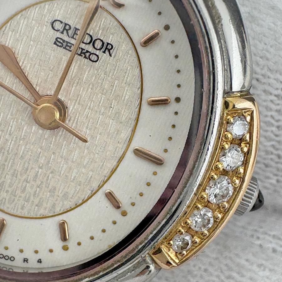SEIKO（セイコー） クレドール 2J81-5000 腕時計 SS YG ダイヤモンド