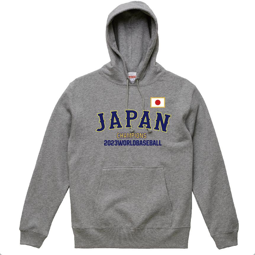 優勝記念 2023WBC侍ジャパン 日本代表優勝記念JAPANパーカー サムライ