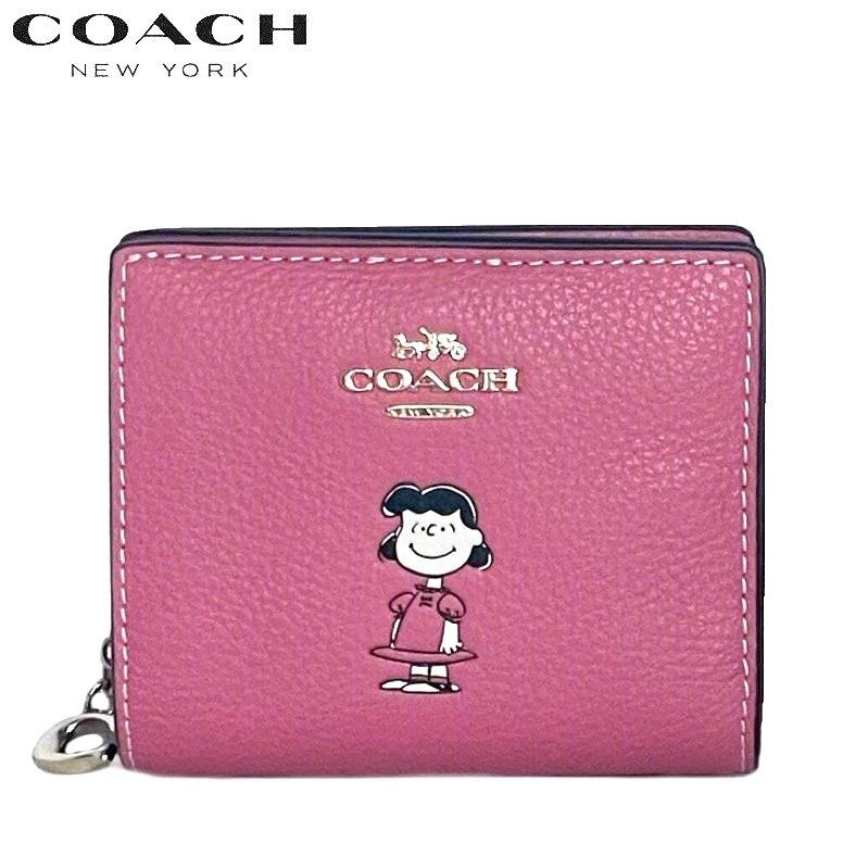 COACH（コーチ） X ピーナッツ コラボ 2025新作 ルーシー プリント 二