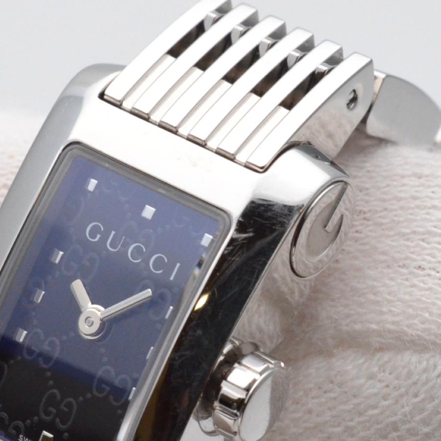 GUCCI（グッチ） 8600L Gメトロ レクタンブル クオーツ ブラック文字盤