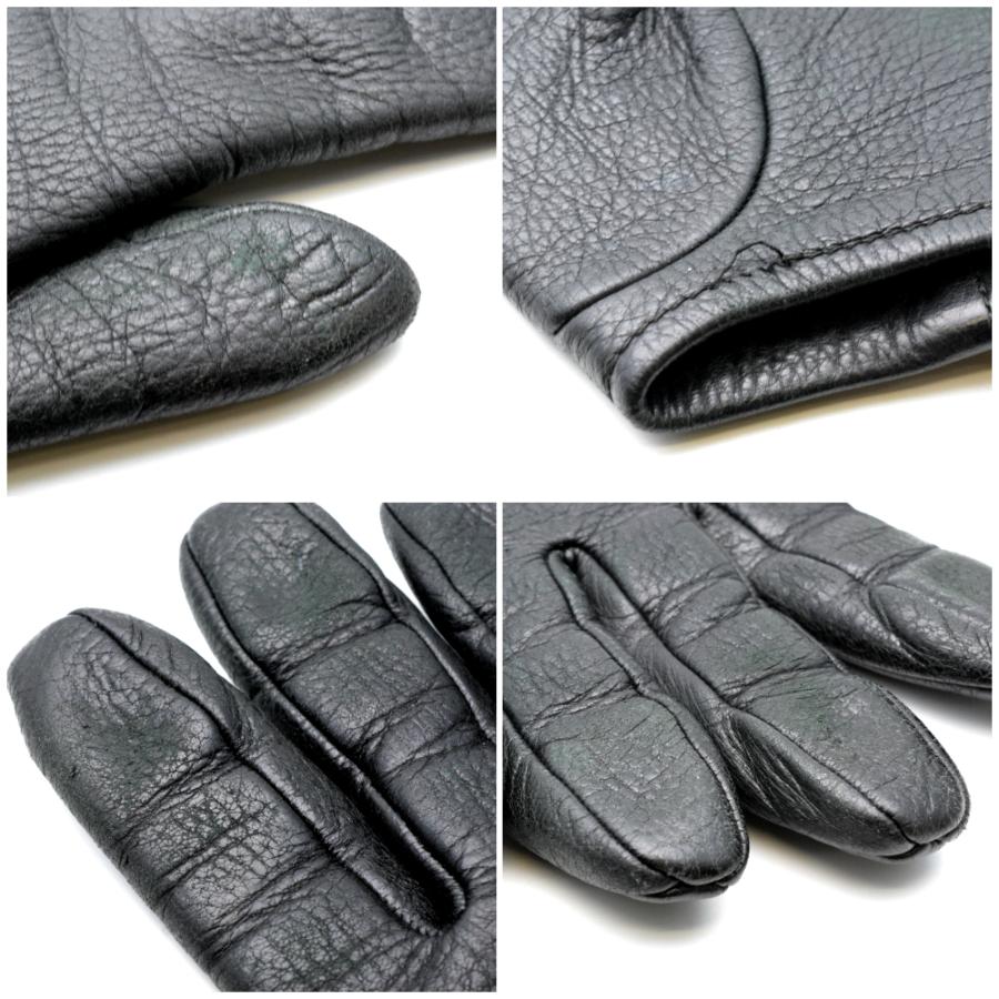 CHROME HEARTS（クロムハーツ） ダガージップグローブ ブラック