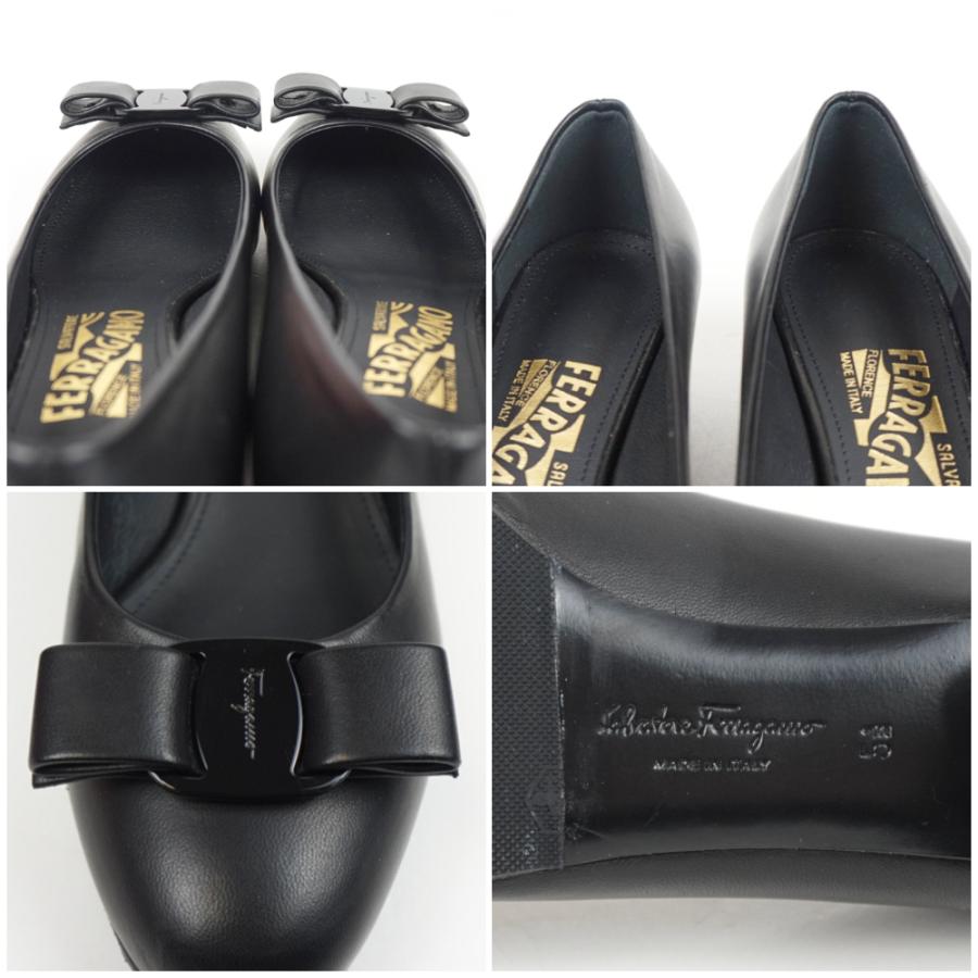 FERRAGAMO（フェラガモ） ヴァラパンプス ブラック サイズ5 1/2 約23cm