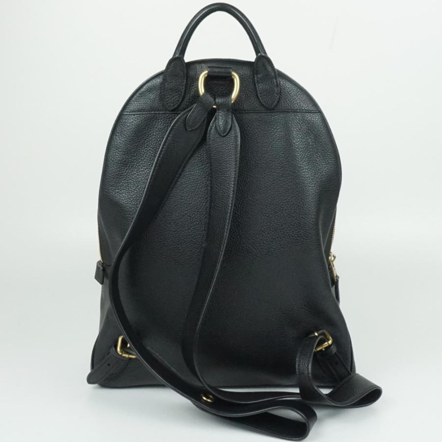 COACH（コーチ） 93836 レザーリュック ブラック 黒 ゴールド金具