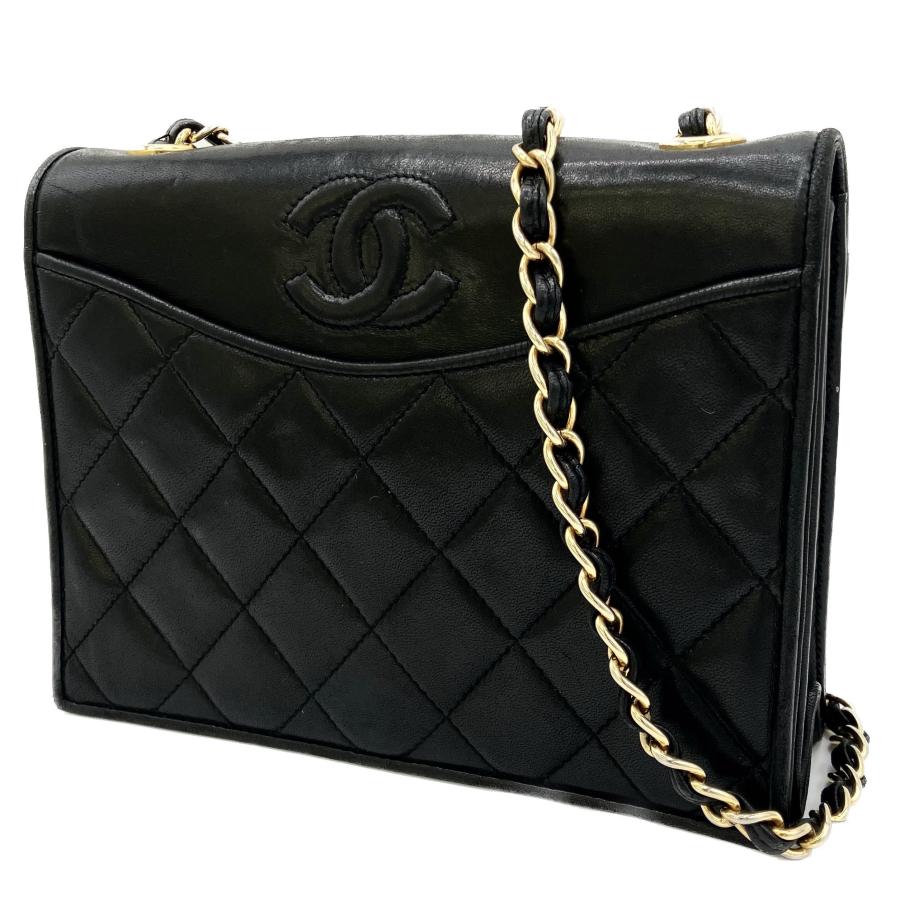 CHANEL（シャネル） マトラッセ チェーンショルダーバッグ ラムスキン