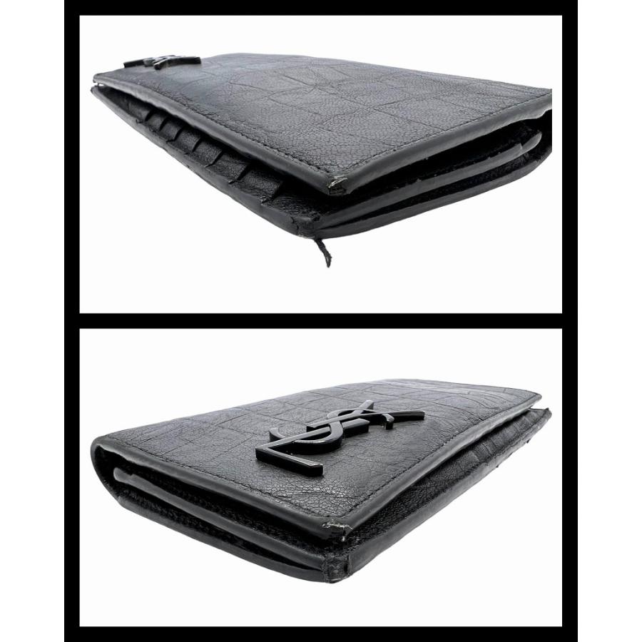 SAINT LAURENT サンローラン カサンドラ ウォレット クロコダイル