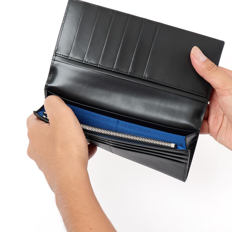 LANVIN en Bleu 長財布 ランバン オン ブルー フィズ メンズ 財布 人気