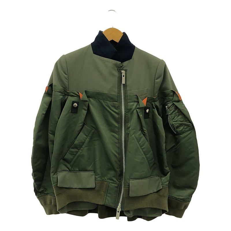 sacai（サカイ） 【美品】 | 2021AW | MA-1 Bomber Jacket / 異素材