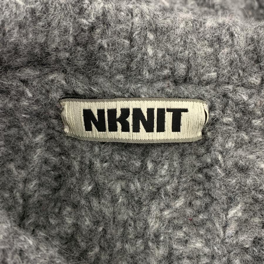 NKNIT / ンニット bubble cable hand KNIT ケーブル プルオーバー
