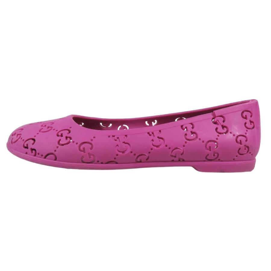 GUCCI（グッチ） キッズ 子供靴 ラバー GG フラットシューズ パンプス