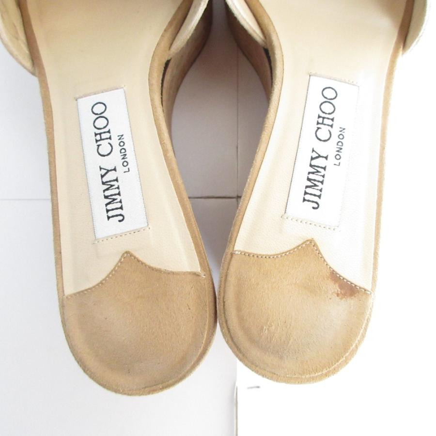 JIMMY CHOO（ジミーチュウ） 美品 DEEDEE 80 厚底 コルクサンダル 36