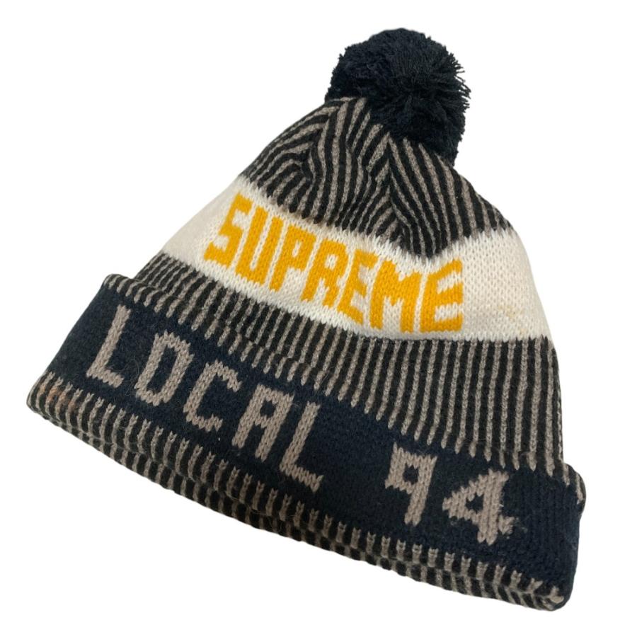 Supreme（シュプリーム） LOCAL 94 Beanie ロゴ ポンポン ニット