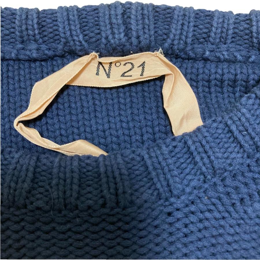 N°21（ヌメロヴェントゥーノ） 良品 N21 碇 アンカーモチーフ クルー
