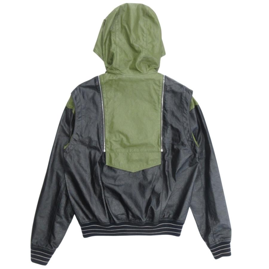 LOEWE（ロエベ） 新品同様 レザー ジャケット ブルゾン フーディ