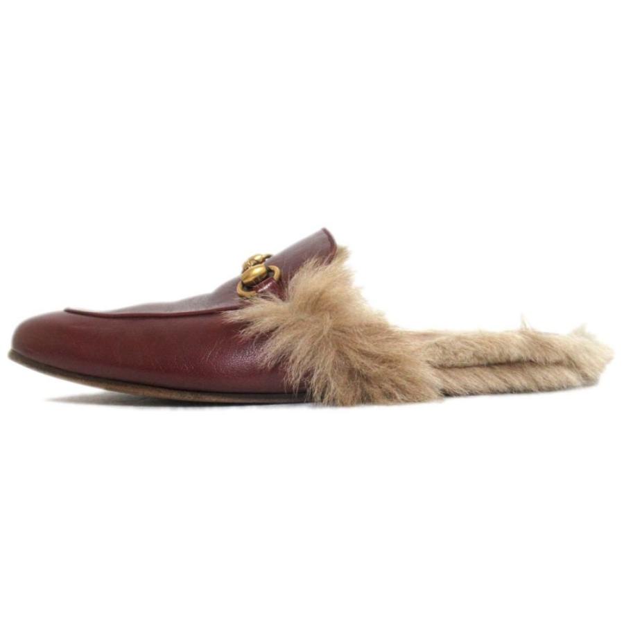 GUCCI（グッチ） 美品 プリンスタウン ホースビット レザー×ファー