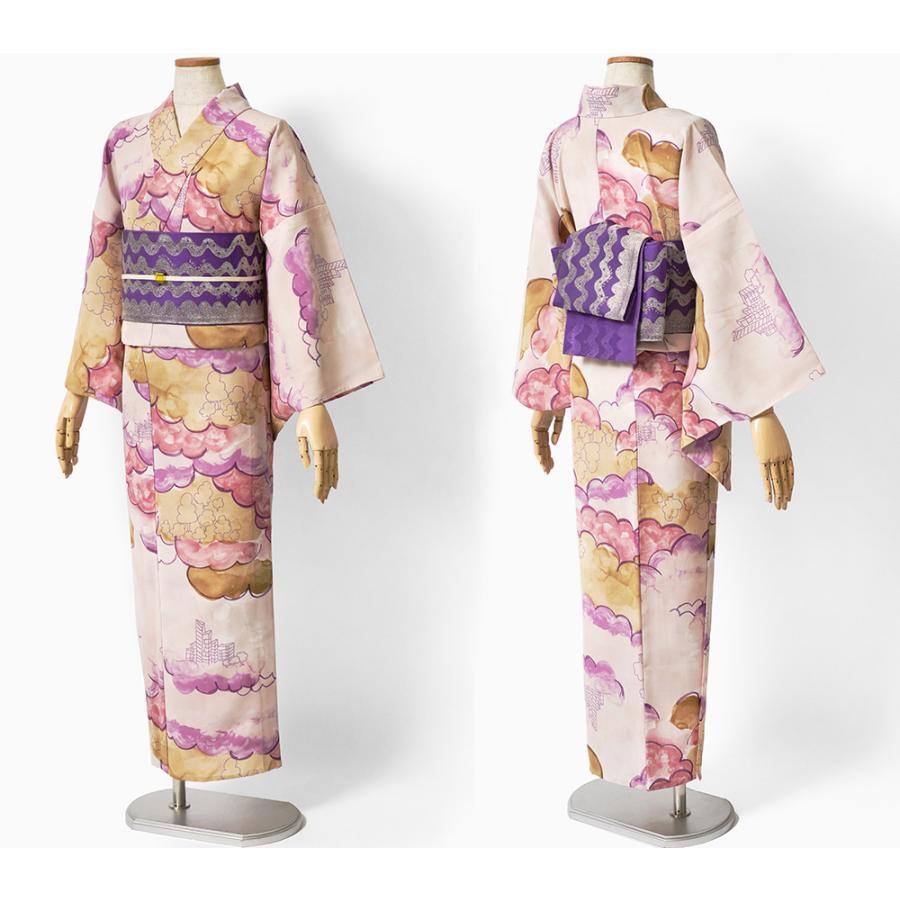 浴衣 tsumori chisato セオアルファ 雲 森 街 ピンク レディース 夏