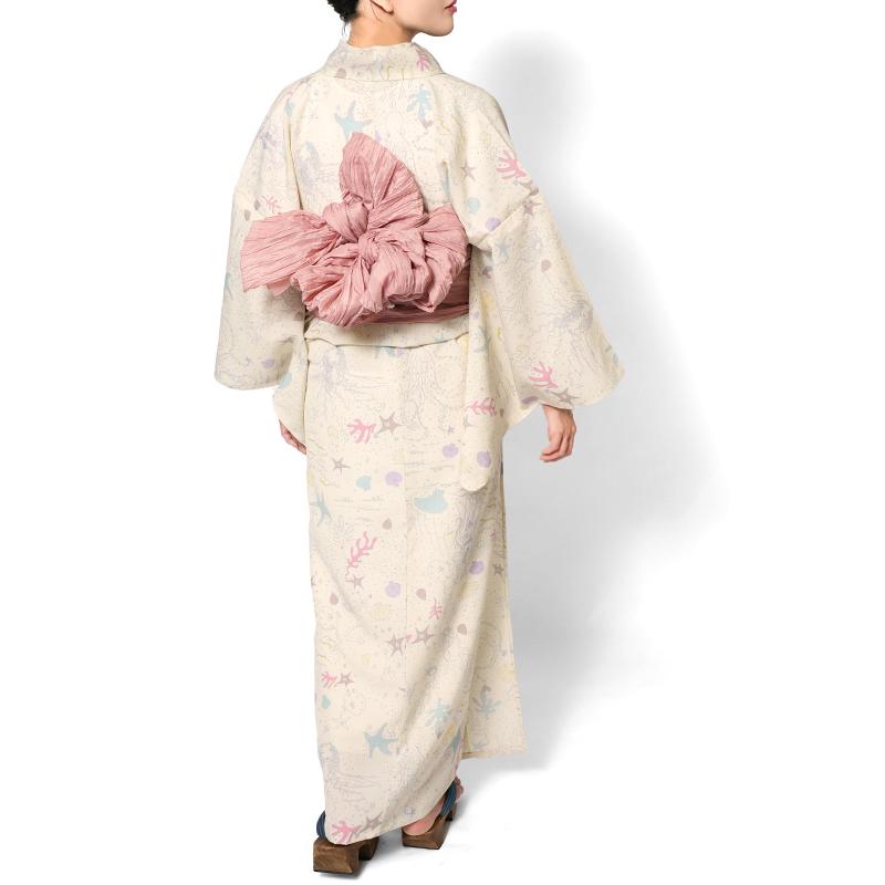 浴衣 tsumori chisato セオアルファ 海 人魚 オフホワイト レディース