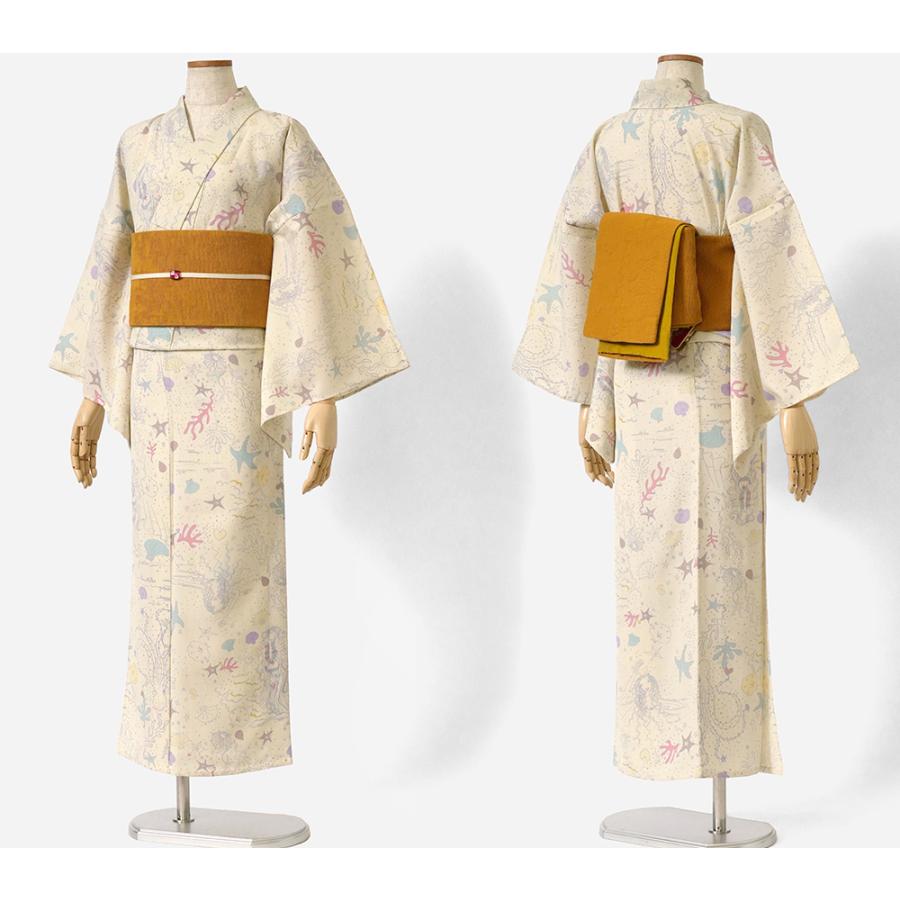 浴衣 tsumori chisato セオアルファ 海 人魚 オフホワイト レディース