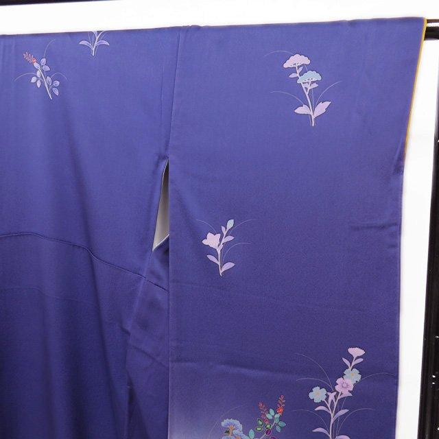 FINAL PRICE ／ 振袖 着物 中古 リサイクル 正絹 金駒刺繍 花模様 秋草