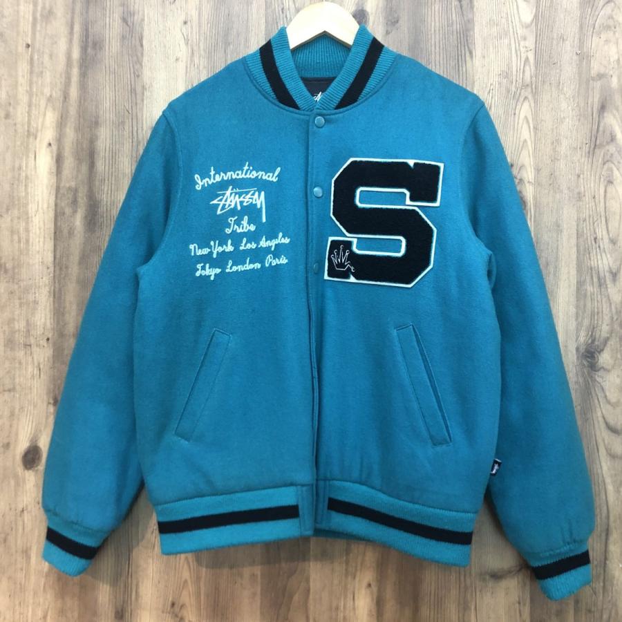 old STUSSY オールド ステューシー スタジャン ジャケット S ※中古