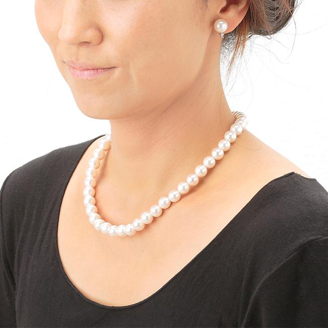 YUMI KATSURA 桂由美 ネックレス＆イヤリングセット Rose Yumi 9mm(冠
