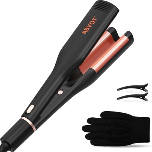 ABVOT 深U型ヘアアイロン カール 32mm ウェーブアイロン 新年 2024年