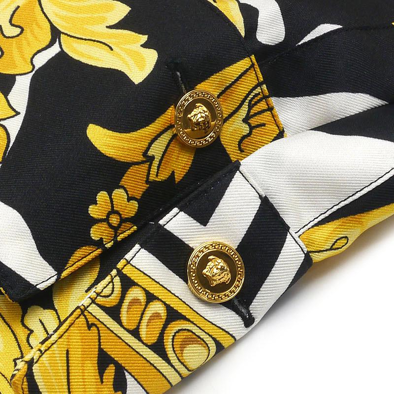 VERSACE（ヴェルサーチェ） シルクシャツ バロック柄 レディース