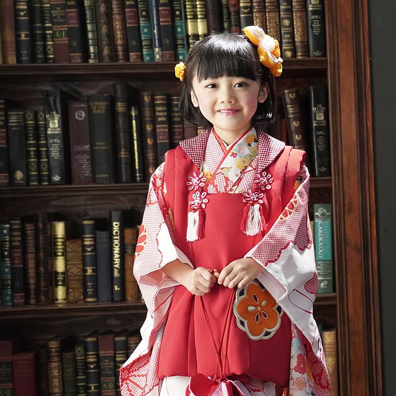 京都瑠璃雛菊 七五三 着物 3歳 フルセット 購入 女の子 三才 被布 子供
