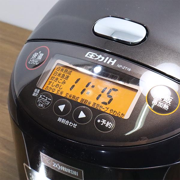 象印（ZOJIRUSHI） 爆買 中古 IH炊飯器 一升炊き 炊き分け圧力 蒸気
