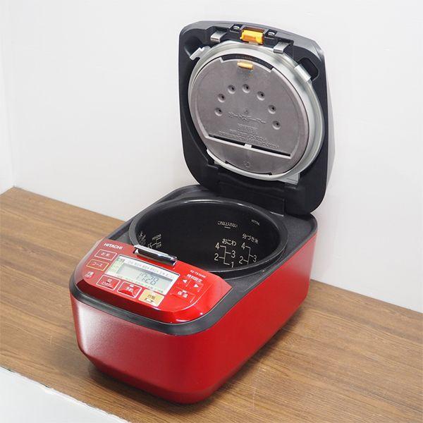 日立（HITACHI） 中古 RJ323 IH炊飯ジャー 炊飯器 RZ-TS104M-R 5.5合