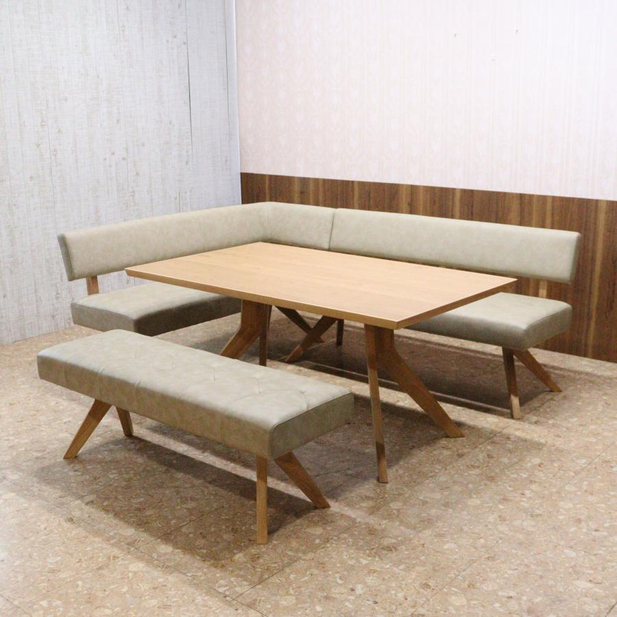 シギヤマ家具 LD セット ダイニングセット 150cm 4点セット レブル