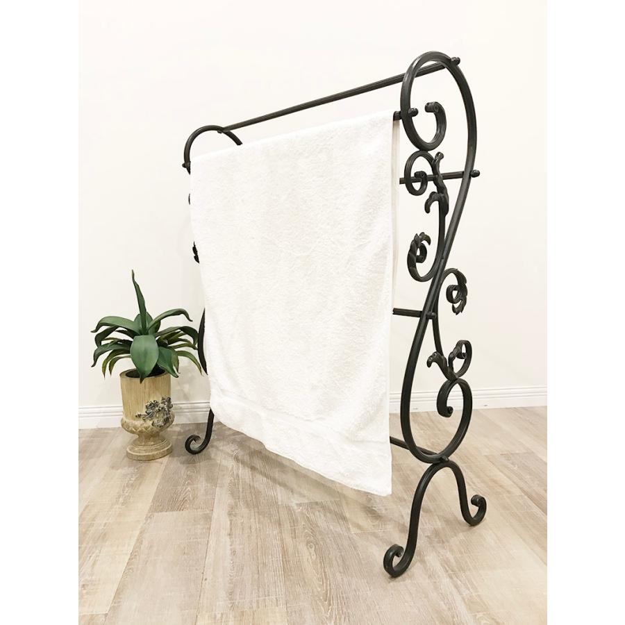 アイアン タオルハンガー ハンガーラック タオル掛け アンティーク