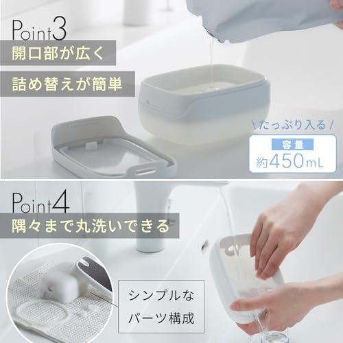 マーナ (marna) マグネットディスペンサー (浮かせる収納/最後まで使い