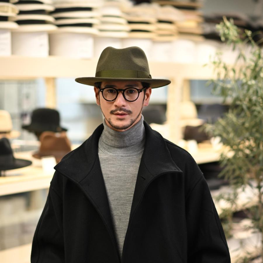 Borsalino（ボルサリーノ） 帽子 中折れハット フェルト帽 秋 冬