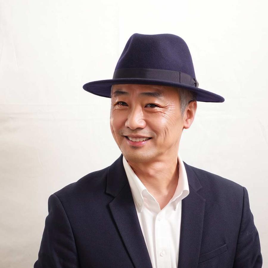 Borsalino（ボルサリーノ） 帽子 中折れハット フェルト帽 秋 冬