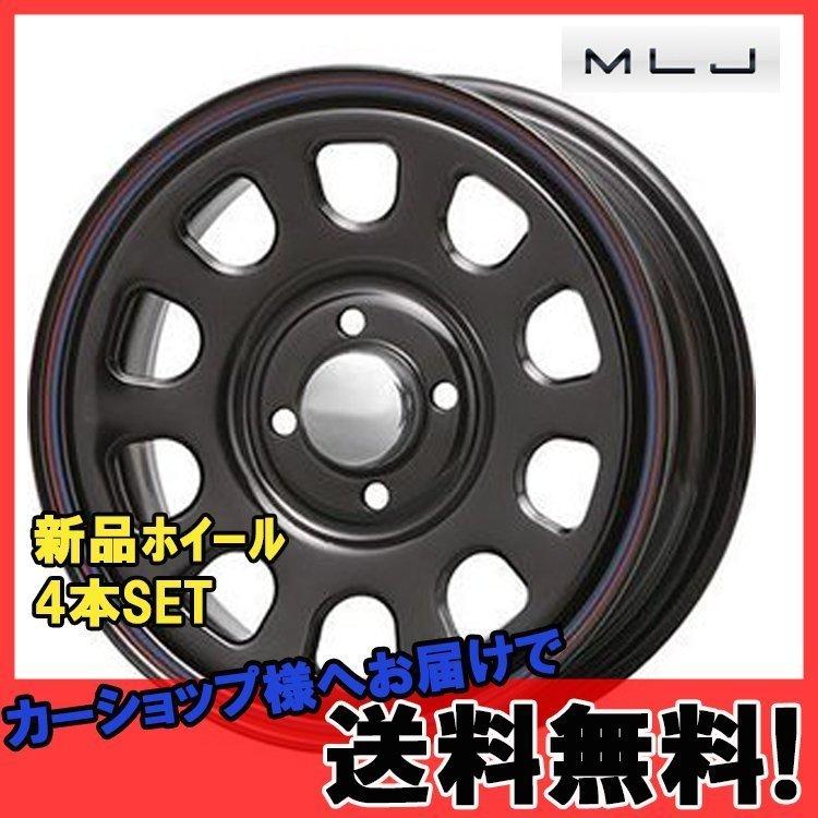 15インチ 4H100 6J+30 4穴 4本 デイトナSS ホイール DAYTONA SS MLJ