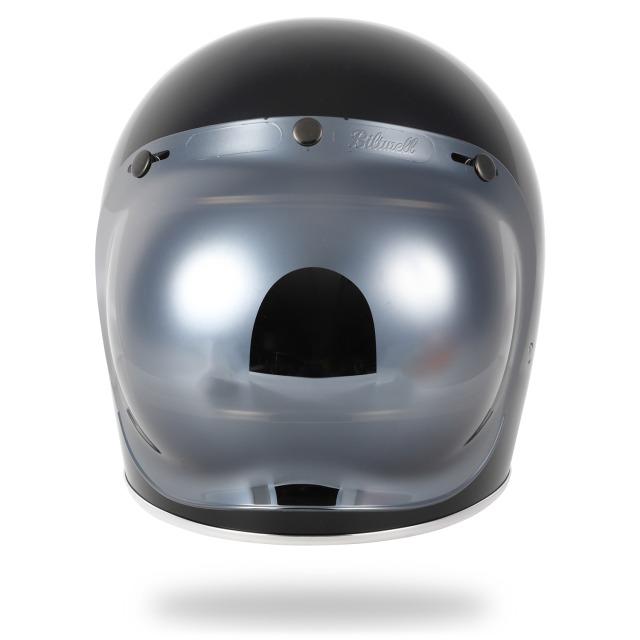 Biltwell 防曇 汎用バブルシールド ゴールドミラー クロームミラー