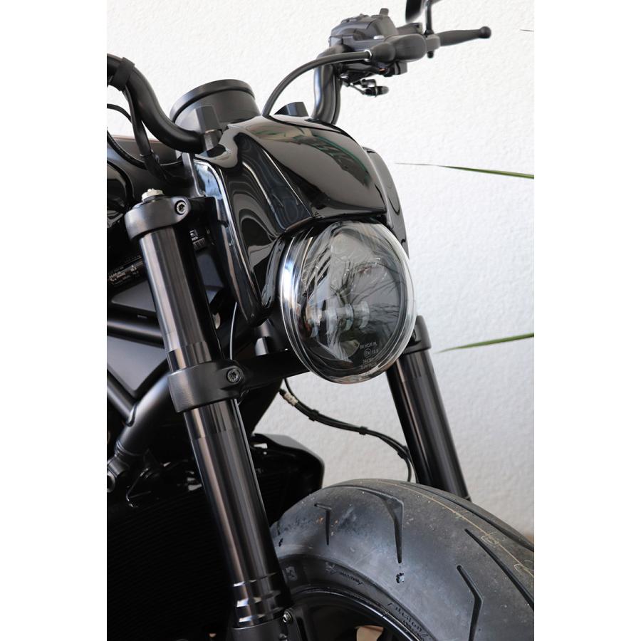 ハーレー Sportster S NRSスタイル LEDヘッドライトキット(未塗装