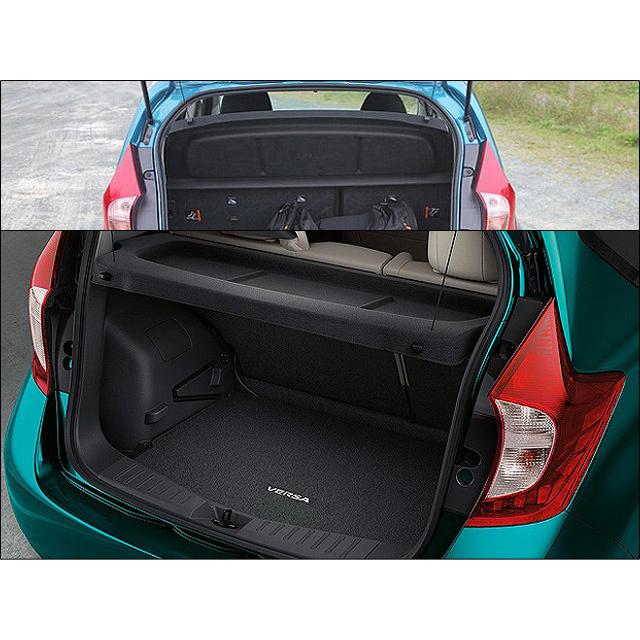 ノートE12【NISSAN】ニッサンVERSA.NOTE純正USカーゴカバー黒色/USDM