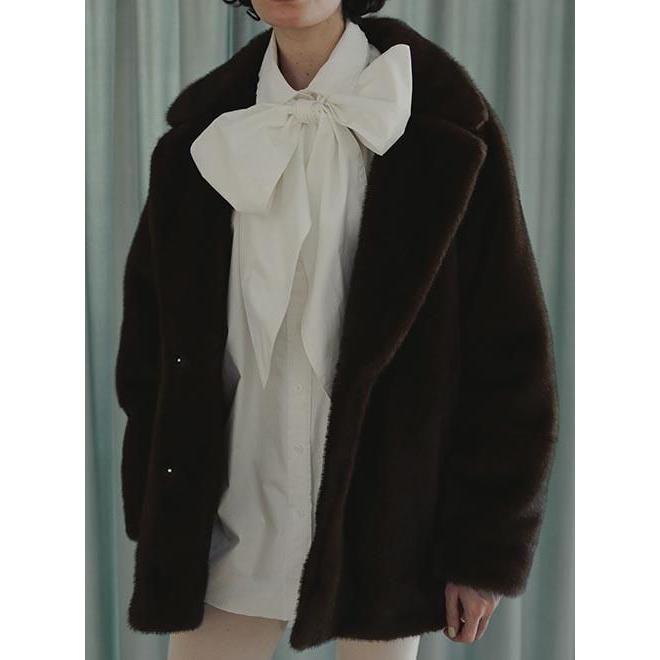 anuke（アンヌーク） Eco Minkfur Jacket☆ 25秋冬 62520101 : Hearty