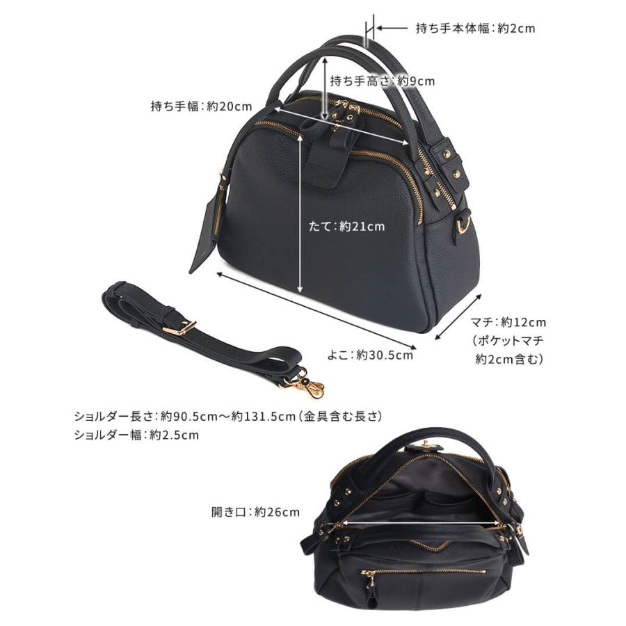 HAYNI（ヘイニ） 本革 ショルダーバッグ ボストンバッグ 2way