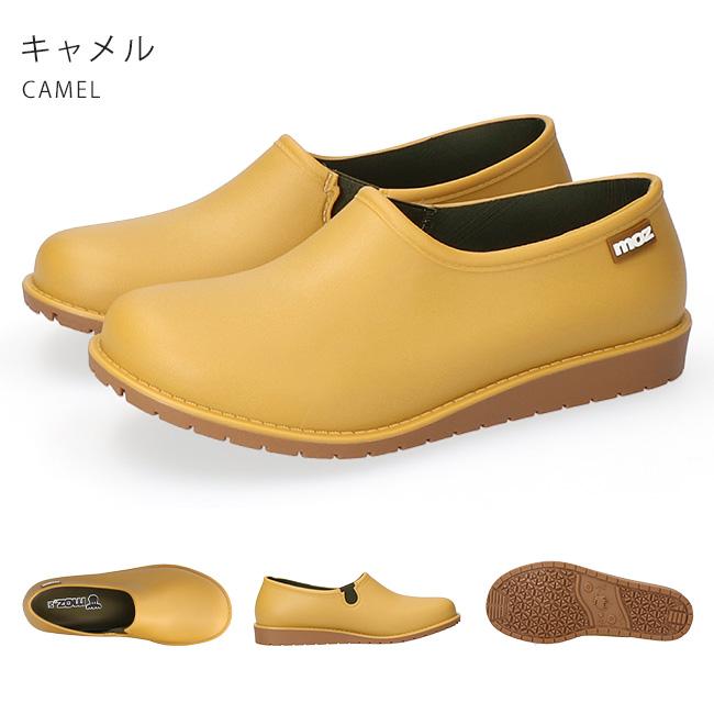 moz（モズ） レインシューズ スリッポン レディース 防水 軽量 痛く