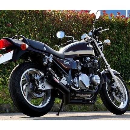 ゼファー750（ZEPHYR） ワンピースマフラー ブラック MORIWAKI